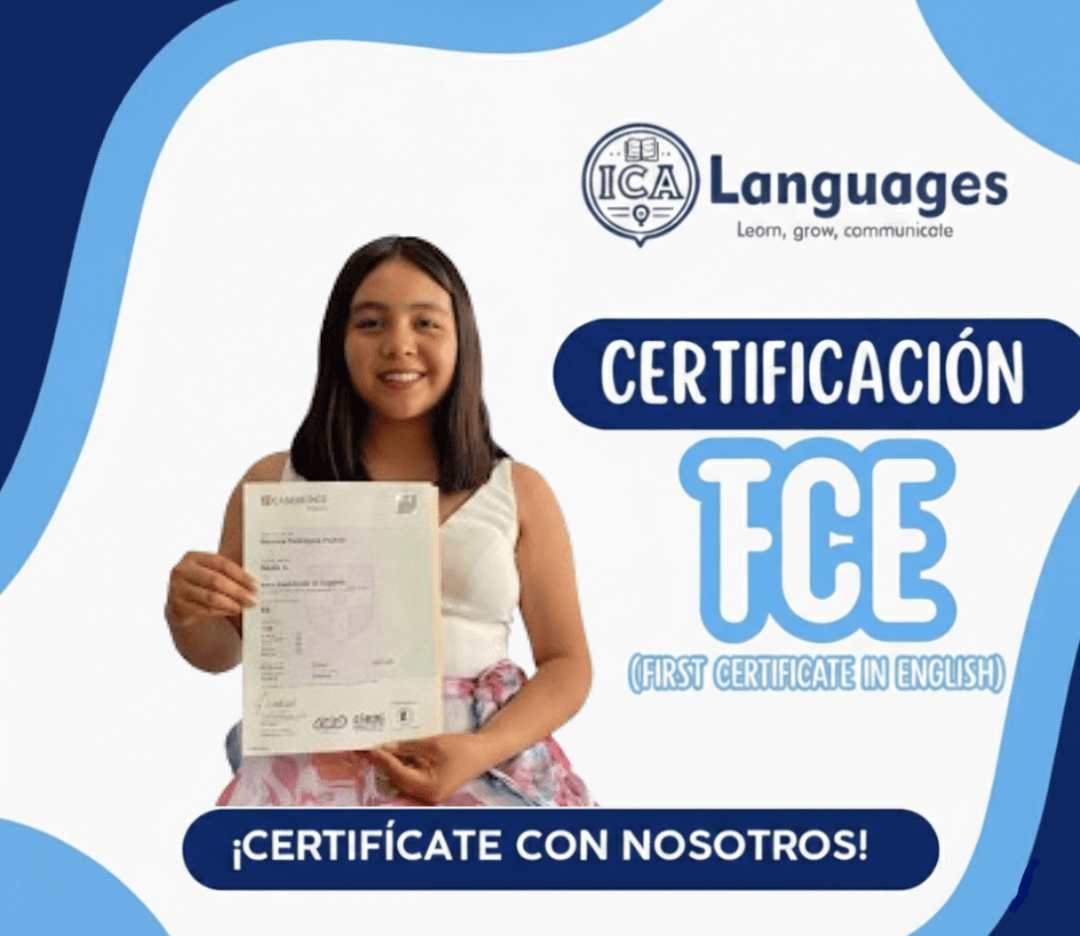 Certificación TCE - Alumna ICA Languages